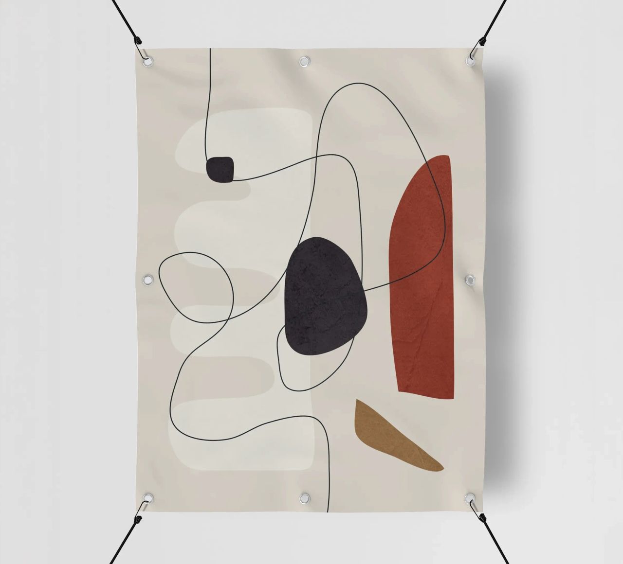 Abstract Minimal Shapes I telo in pvc da cityart
