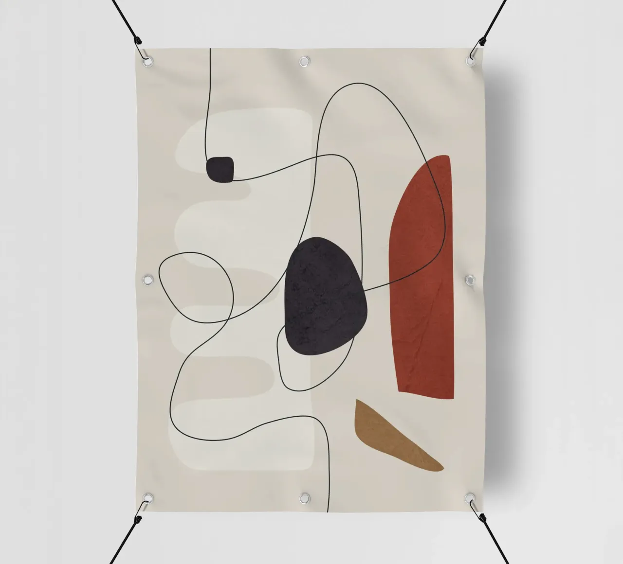 Abstract Minimal Shapes I telo in pvc da cityart