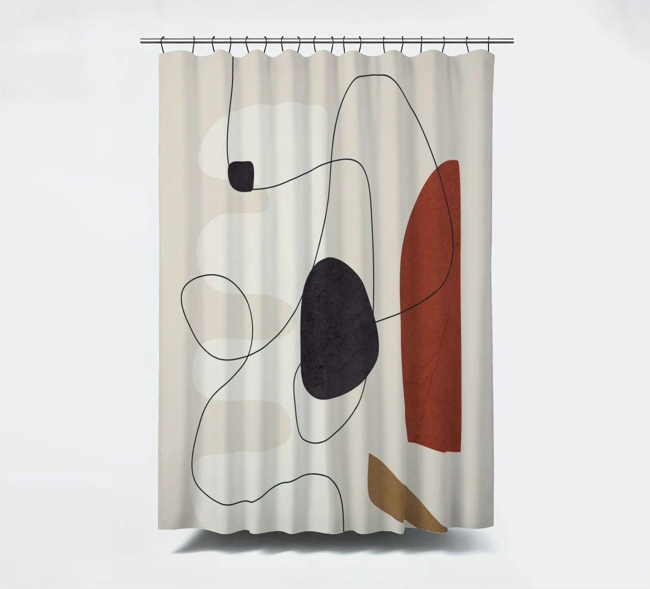 Abstract Minimal Shapes I tenda da doccia da cityart