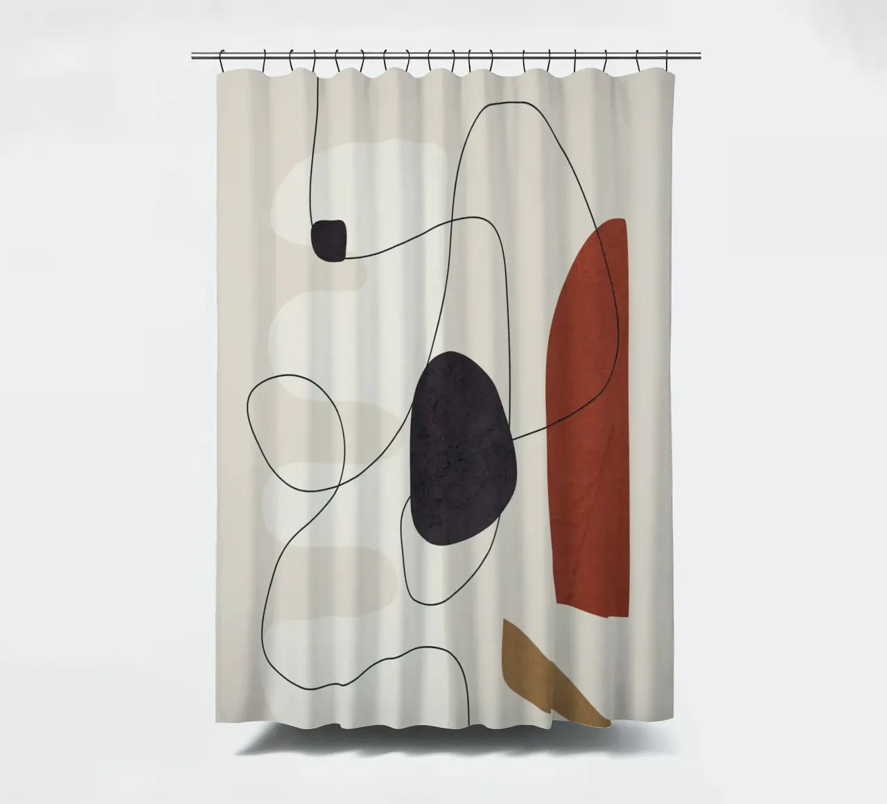 Abstract Minimal Shapes I tenda da doccia da cityart