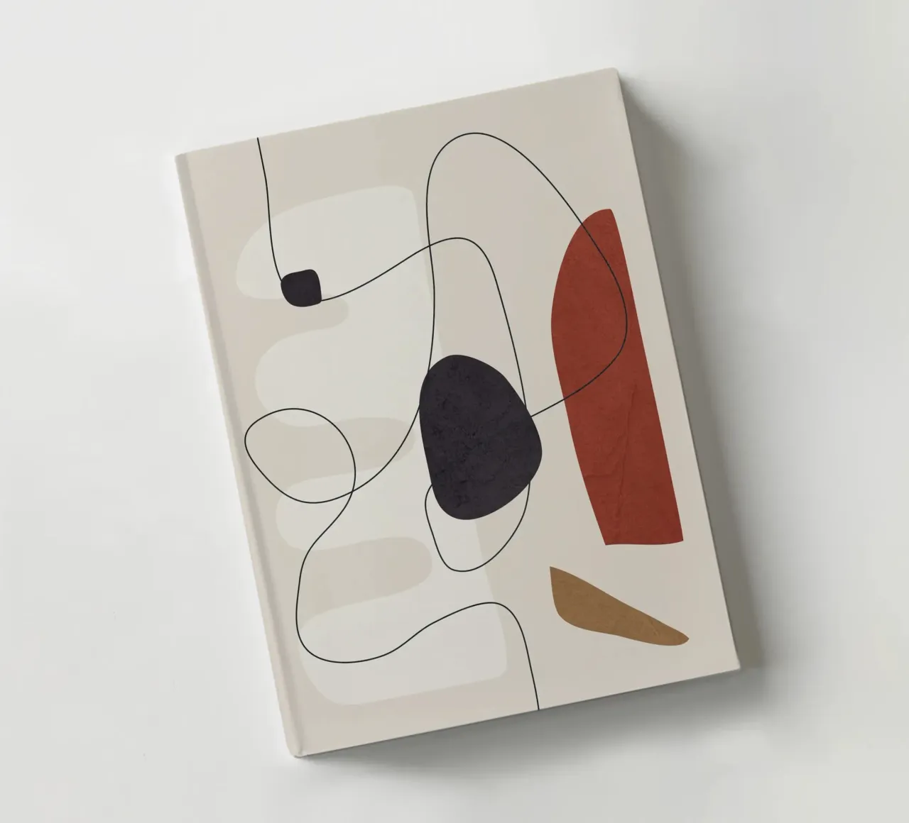 Abstract Minimal Shapes I Notizbuch von cityart
