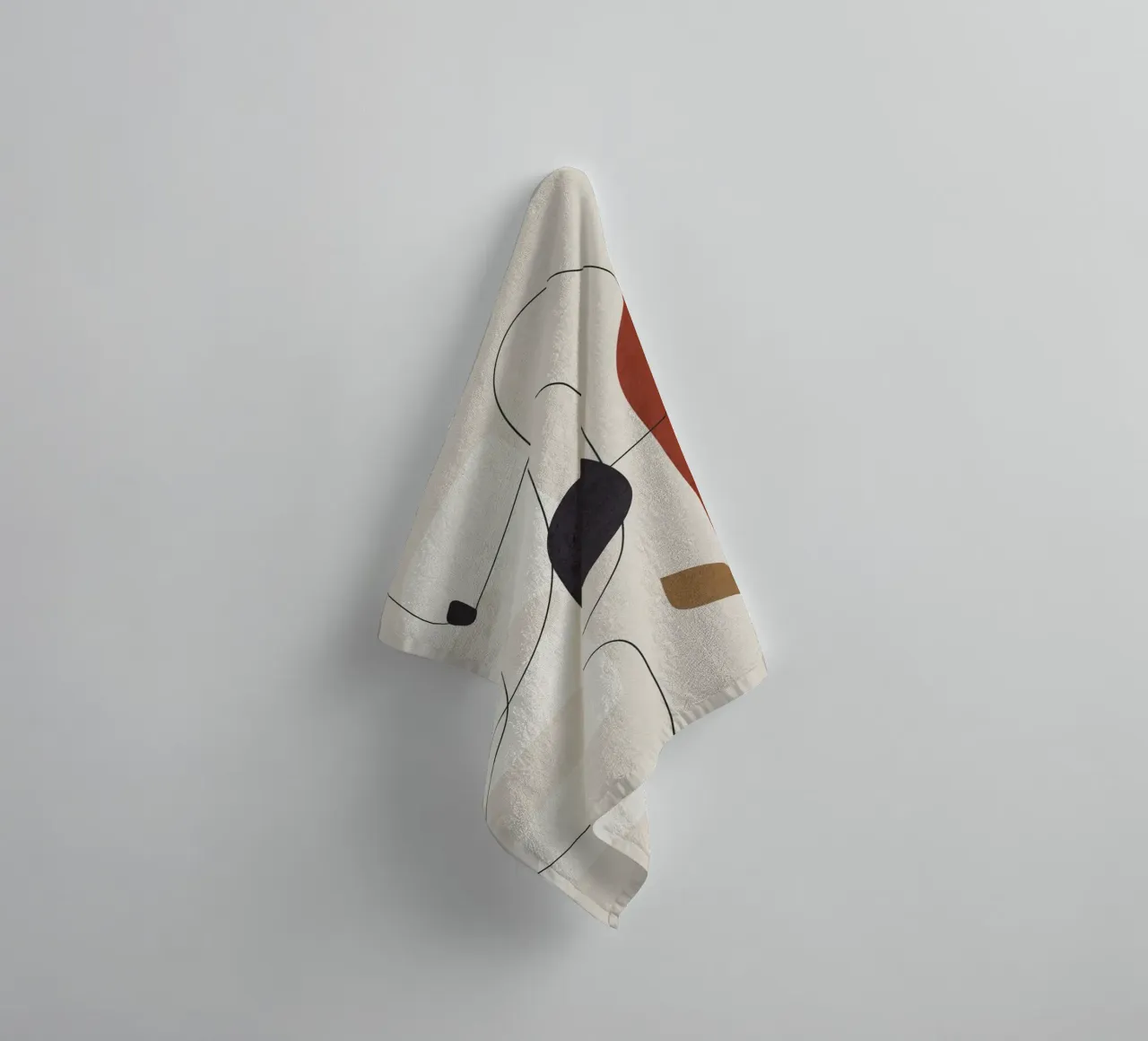 Abstract Minimal Shapes I asciugamano da bagno da cityart