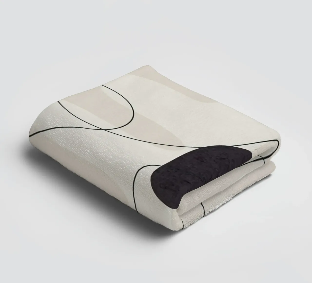 Abstract Minimal Shapes I Handtuch von cityart