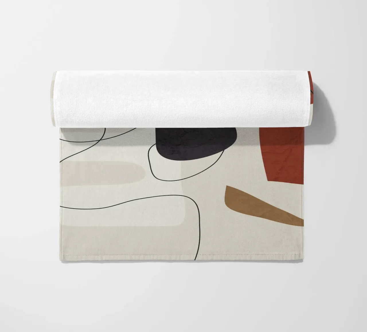 Abstract Minimal Shapes I serviette de plage de cityart