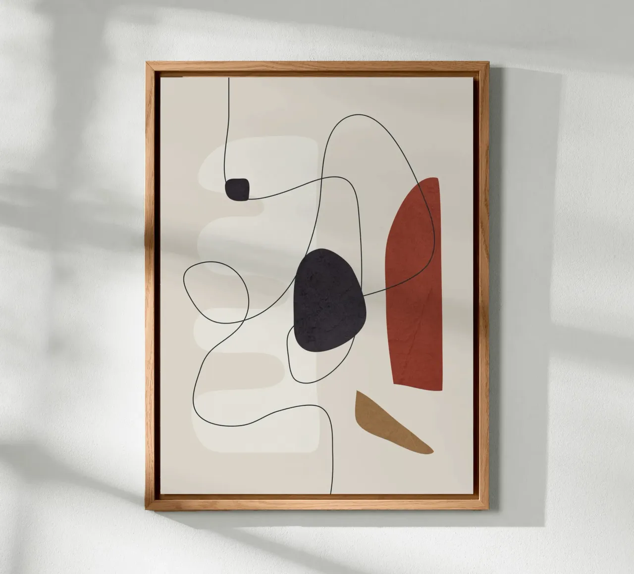 Abstract Minimal Shapes I alluminio dibond da cityart