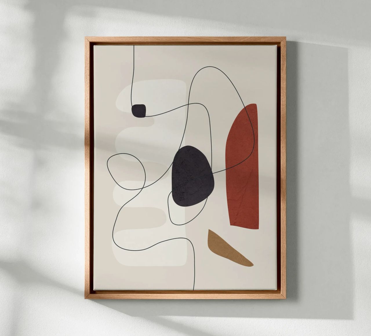 Abstract Minimal Shapes I tela da cityart