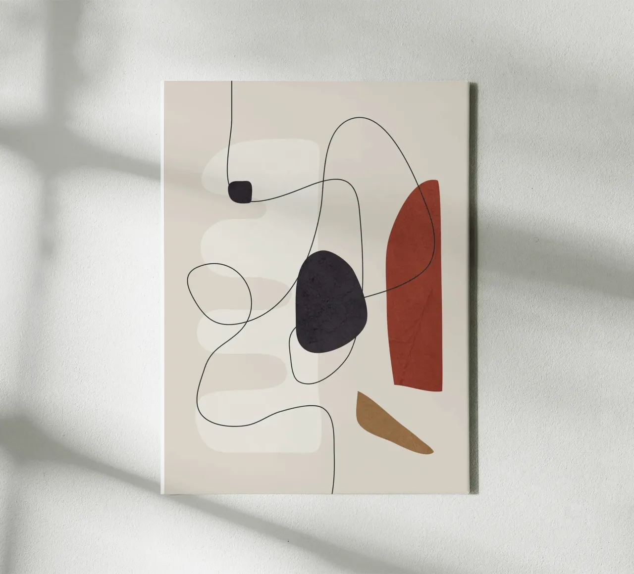 Abstract Minimal Shapes I tela da cityart