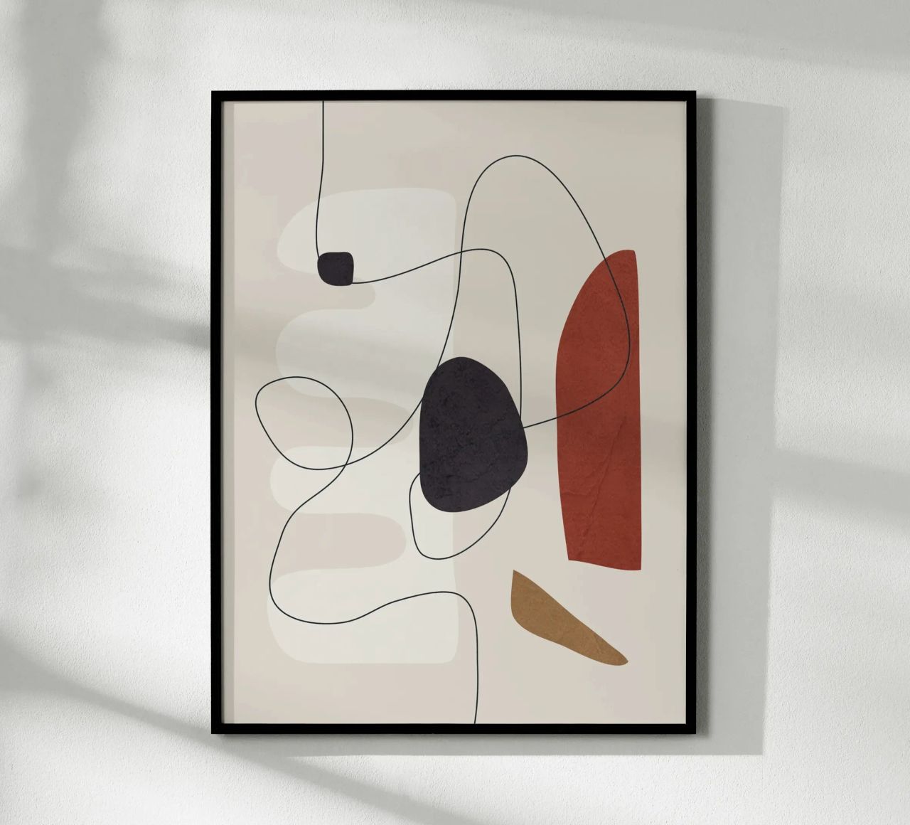Abstract Minimal Shapes I Poster von cityart