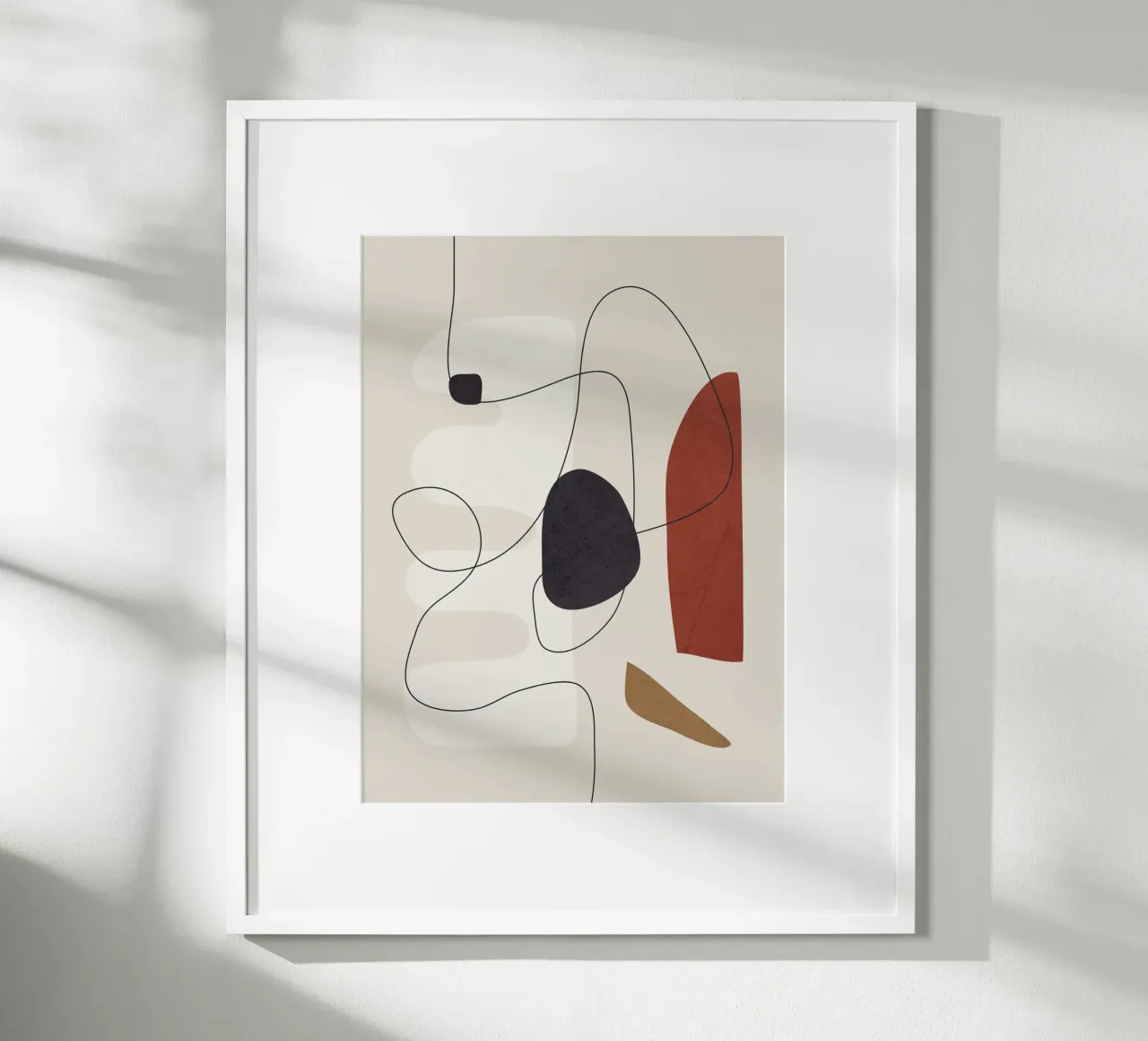 Abstract Minimal Shapes I carta hahnemühle da cityart