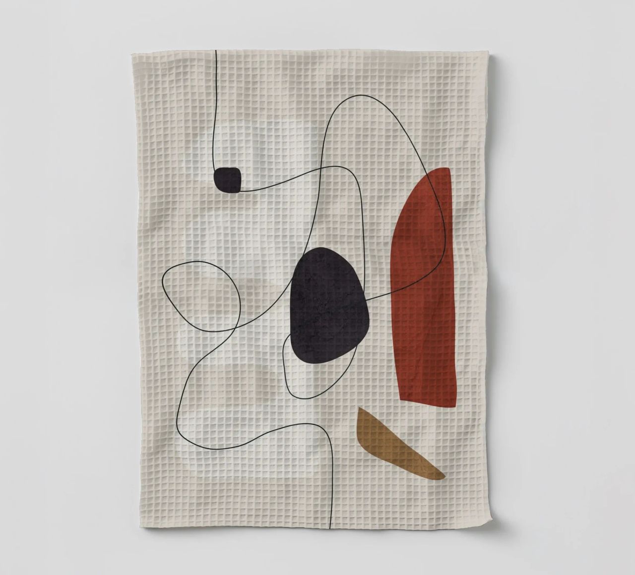 Abstract Minimal Shapes I canovaccio da cucina da cityart