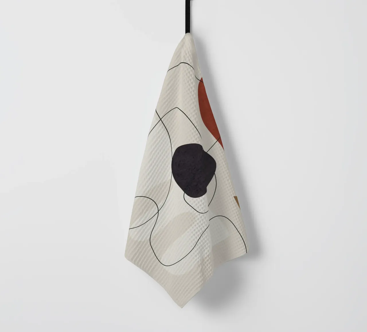 Abstract Minimal Shapes I torchon de cityart