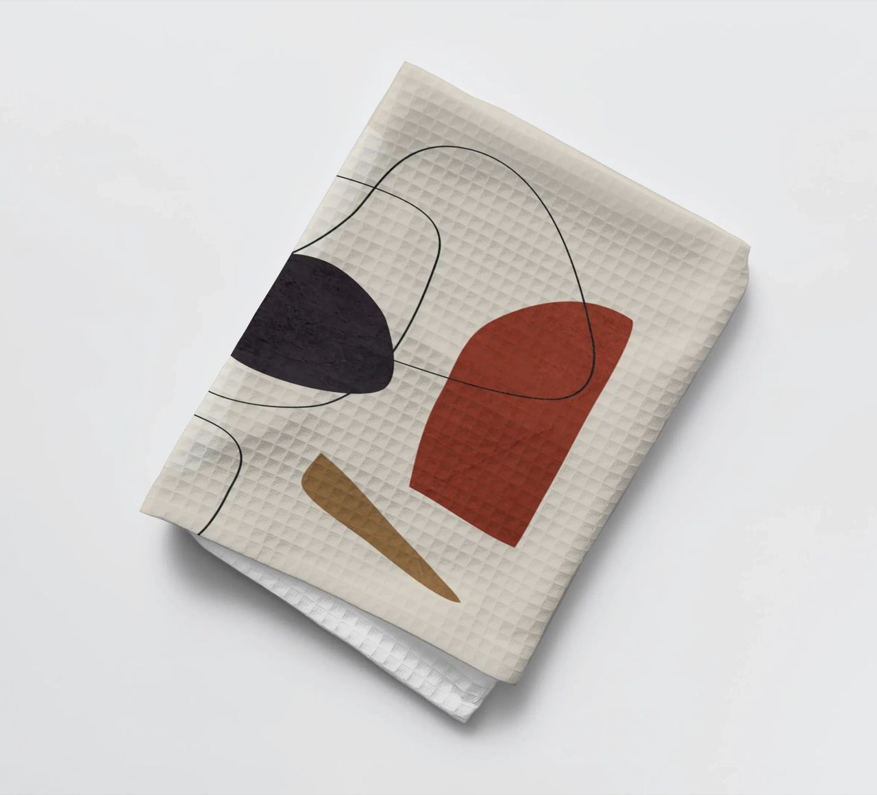 Abstract Minimal Shapes I canovaccio da cucina da cityart