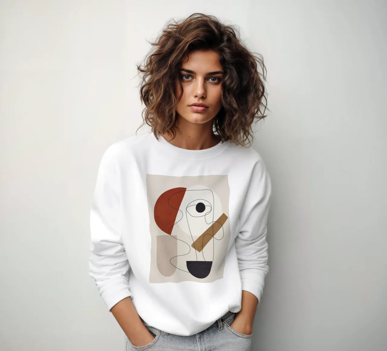 Abstract Minimal Shapes II Sweatshirt von cityart