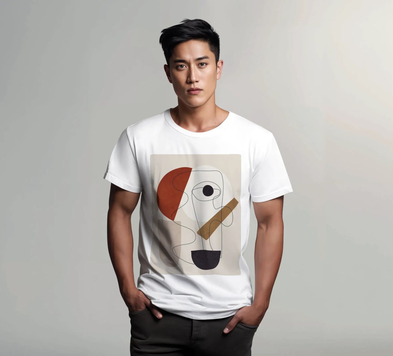 Abstract Minimal Shapes II t-shirt da cityart