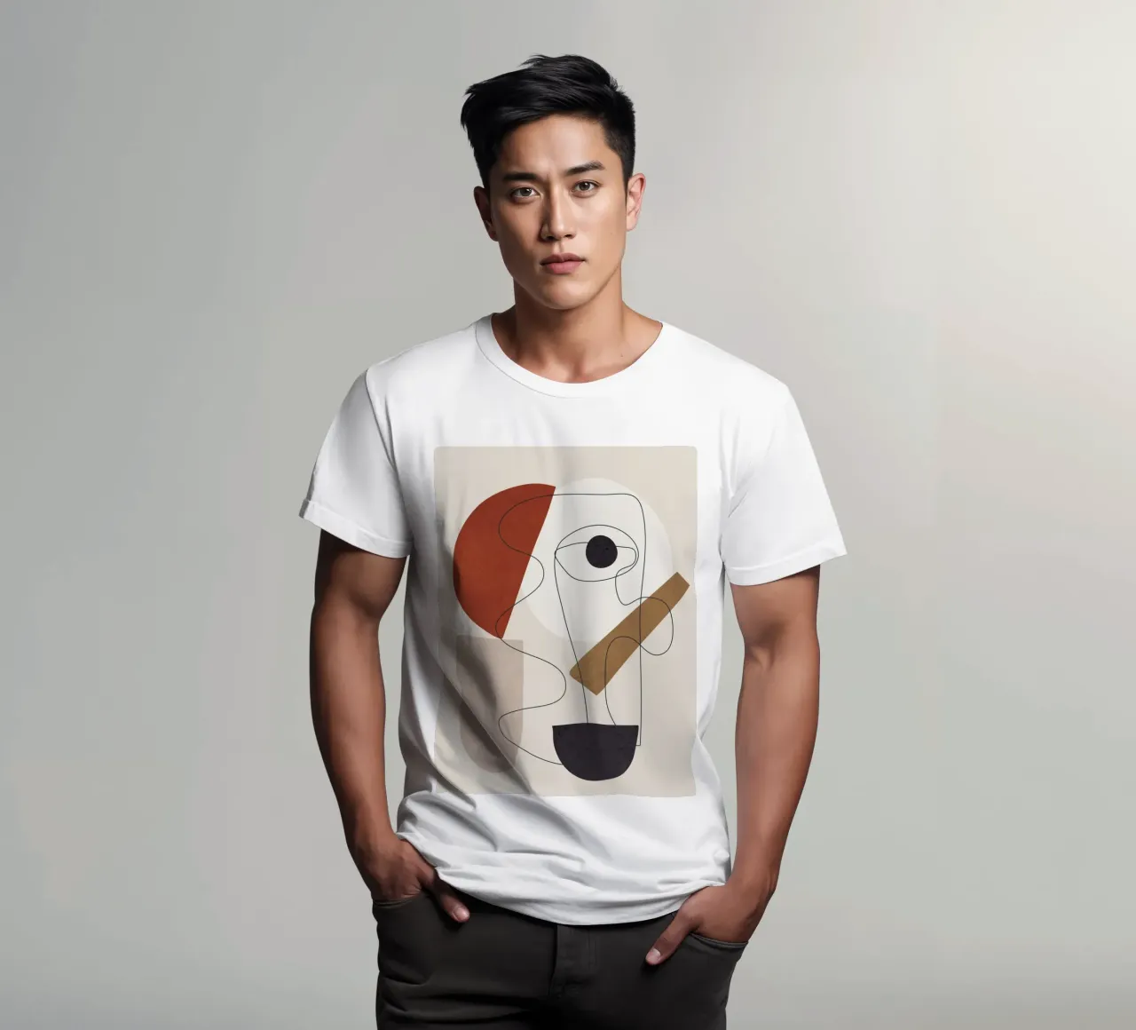 Abstract Minimal Shapes II t-shirt da cityart