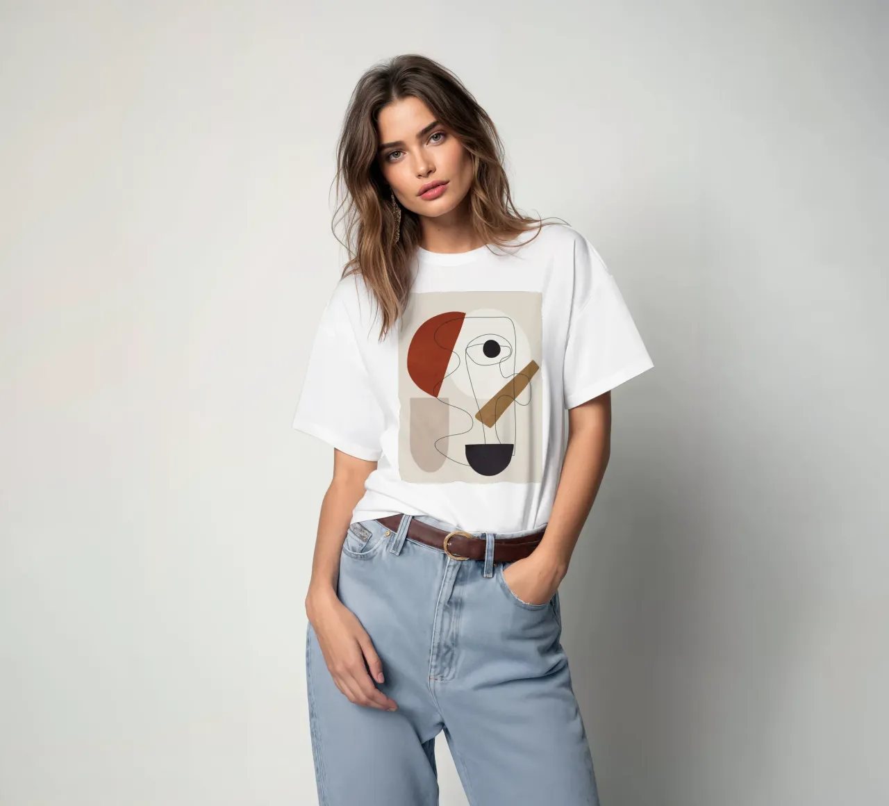 Abstract Minimal Shapes II t-shirt da cityart