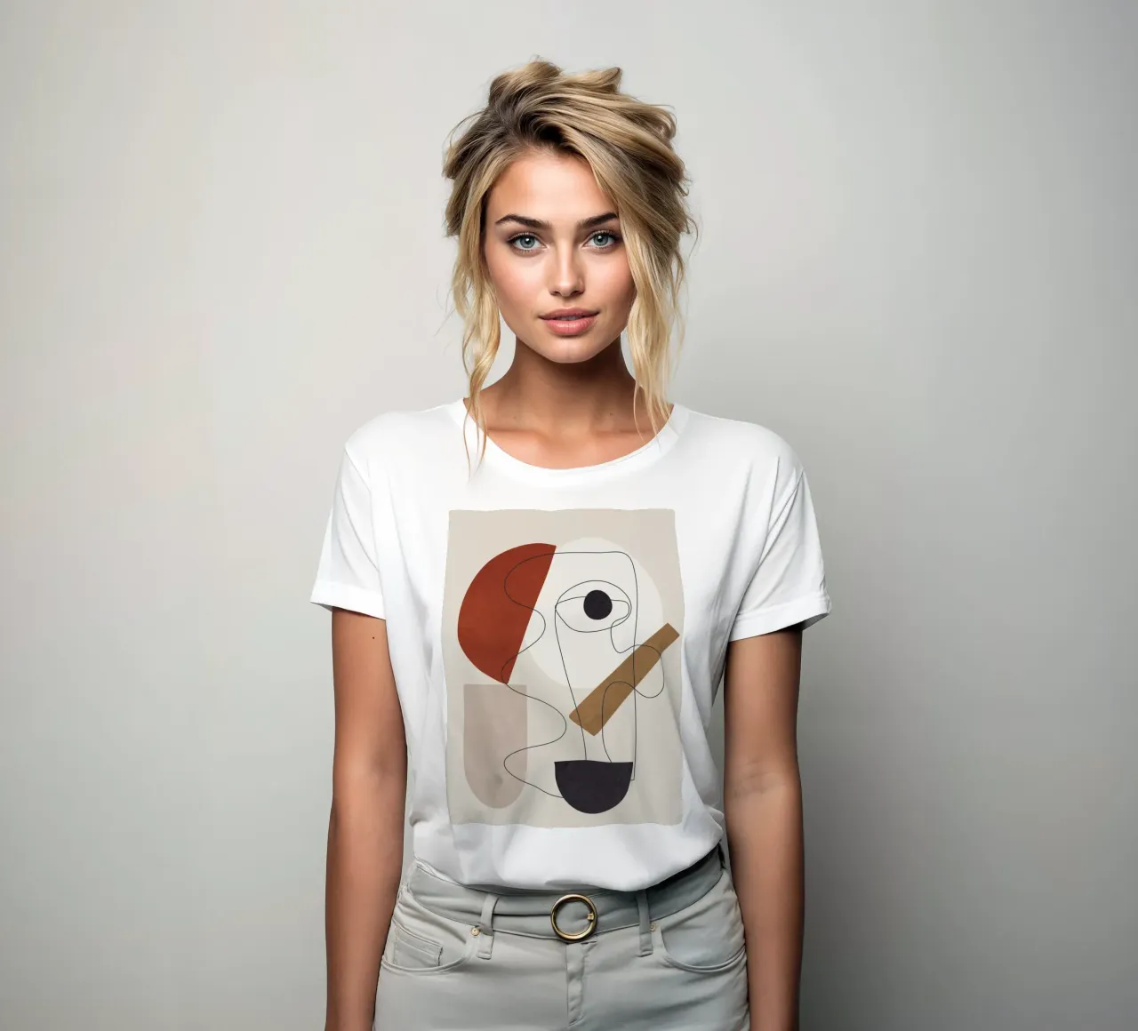 Abstract Minimal Shapes II t-shirt da donna da cityart