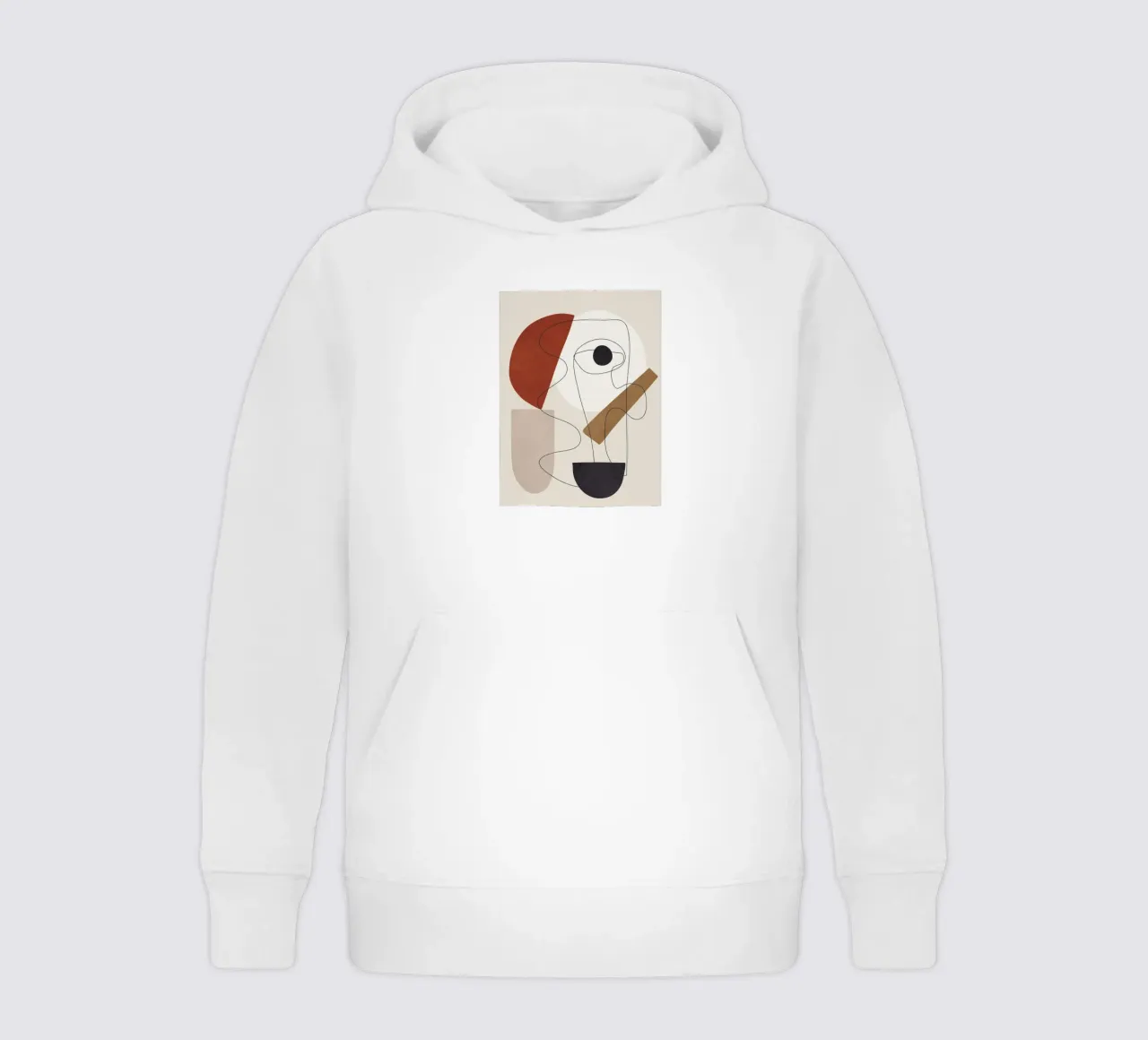 Abstract Minimal Shapes II felpa bambino con cappuccio da cityart