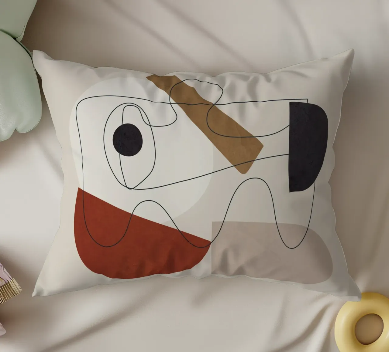 Abstract Minimal Shapes II cuscino da cityart