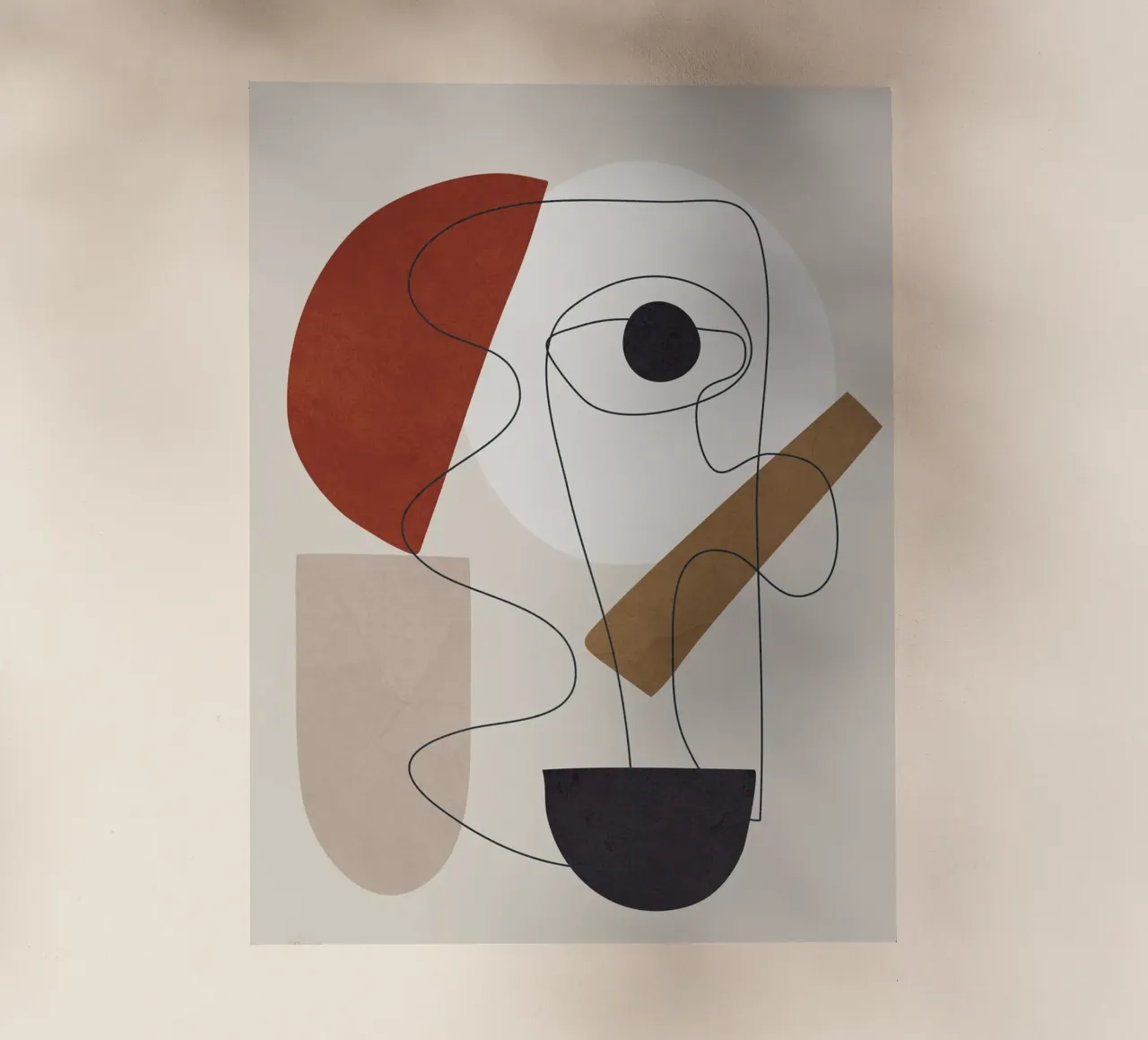 Abstract Minimal Shapes II pellicola backlit da cityart