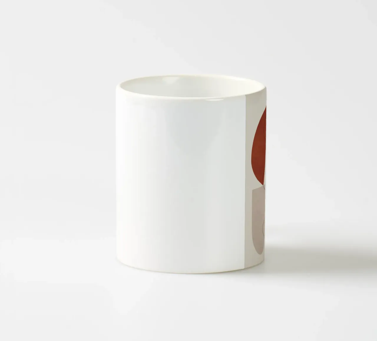 Abstract Minimal Shapes II keramische mok van cityart
