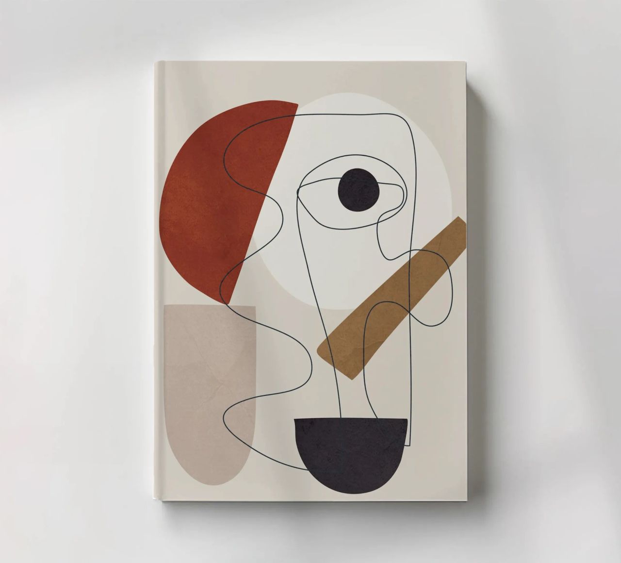 Abstract Minimal Shapes II notebook by cityart