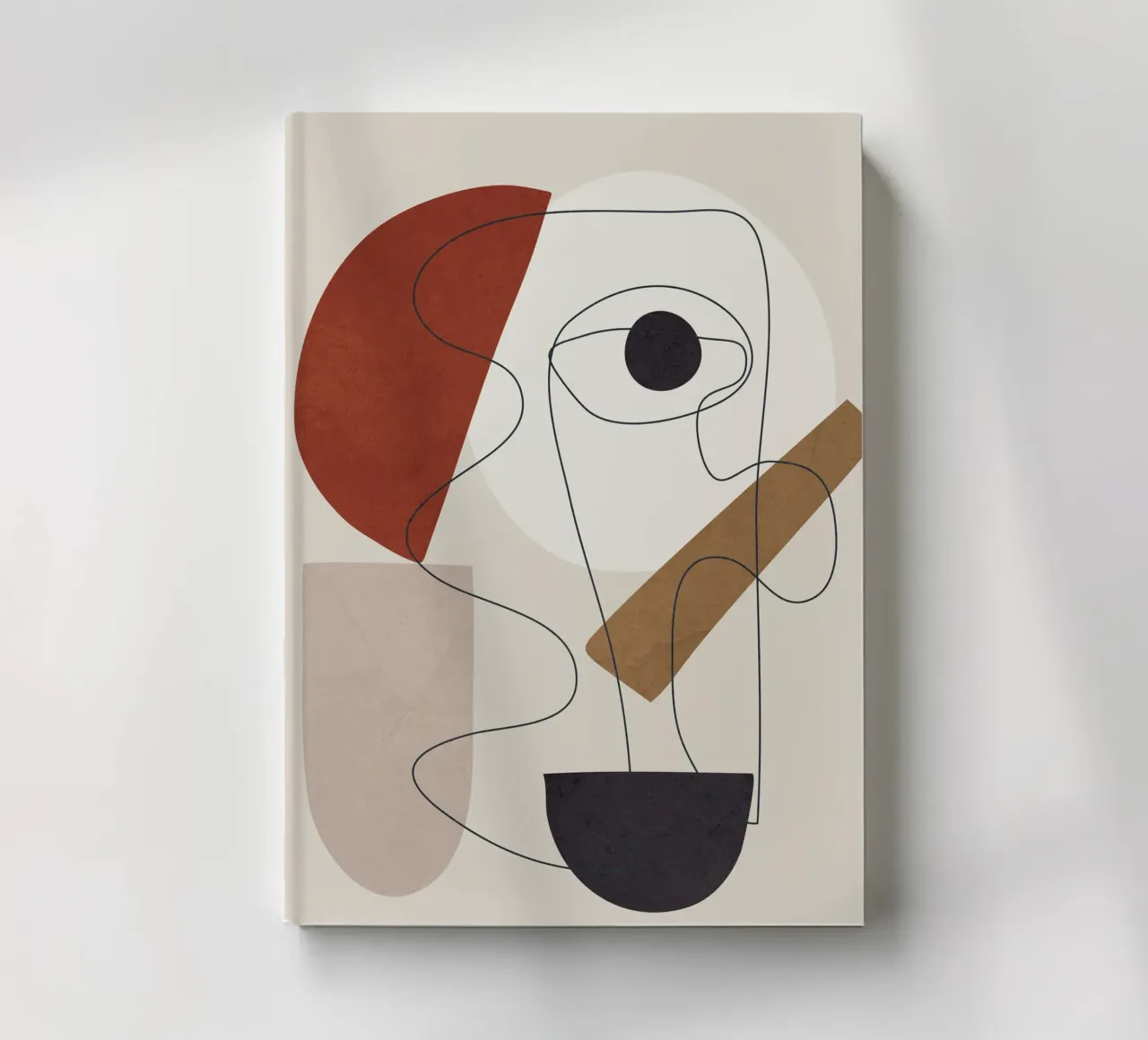 Abstract Minimal Shapes II Notizbuch von cityart