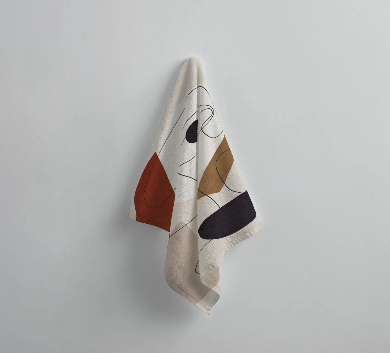 Abstract Minimal Shapes II asciugamano da bagno da cityart