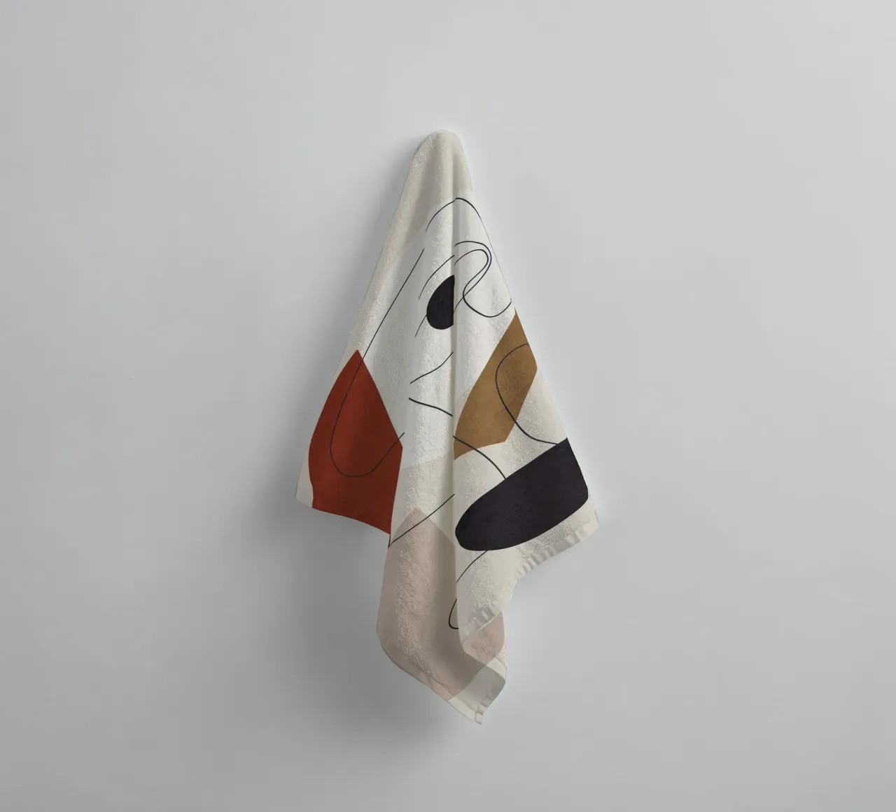 Abstract Minimal Shapes II asciugamano da bagno da cityart
