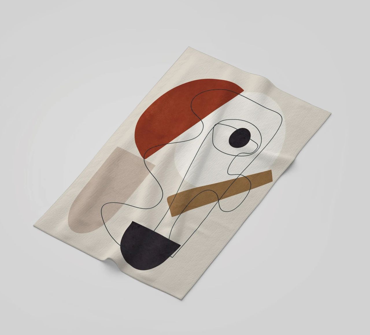 Abstract Minimal Shapes II telo mare da cityart