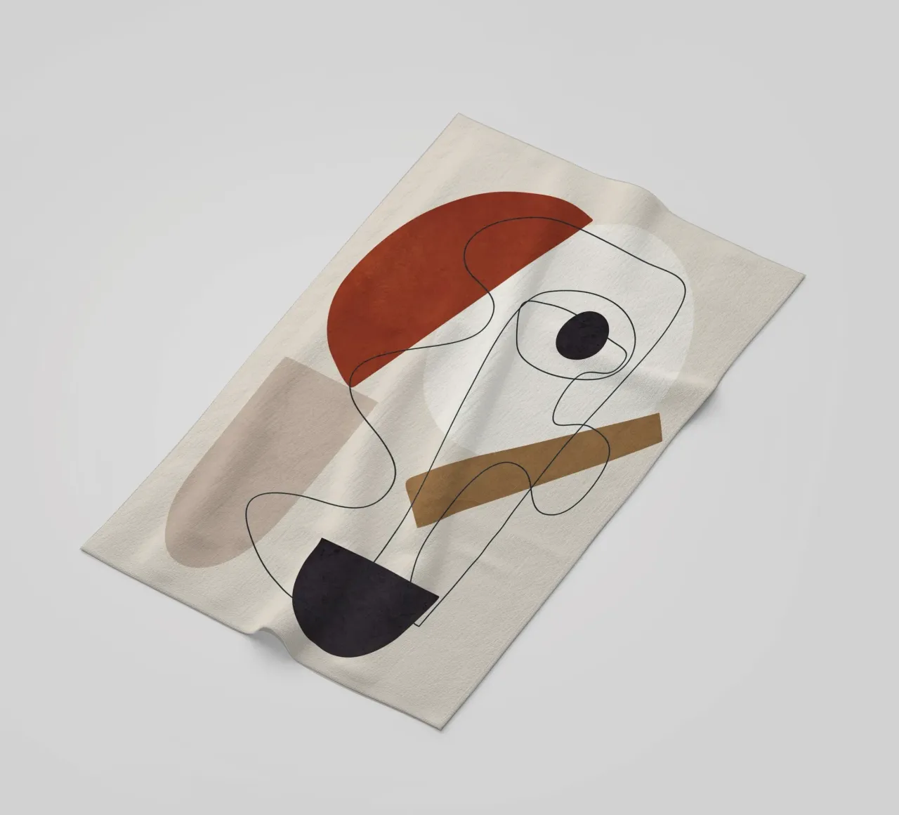 Abstract Minimal Shapes II toalla de playa de cityart