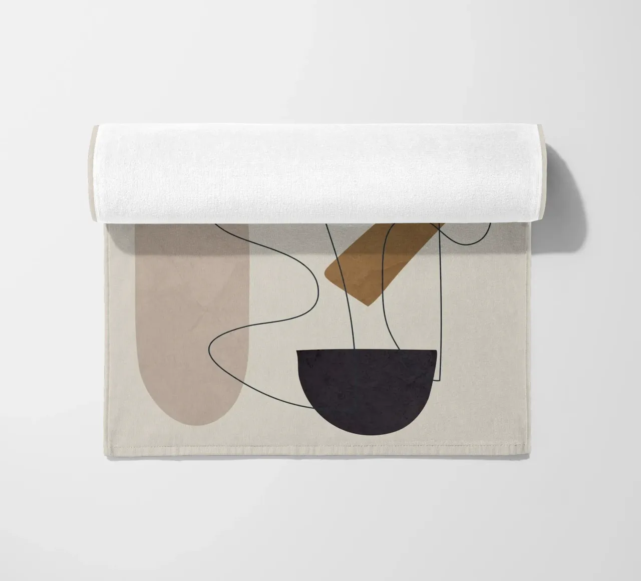 Abstract Minimal Shapes II toalla de playa de cityart