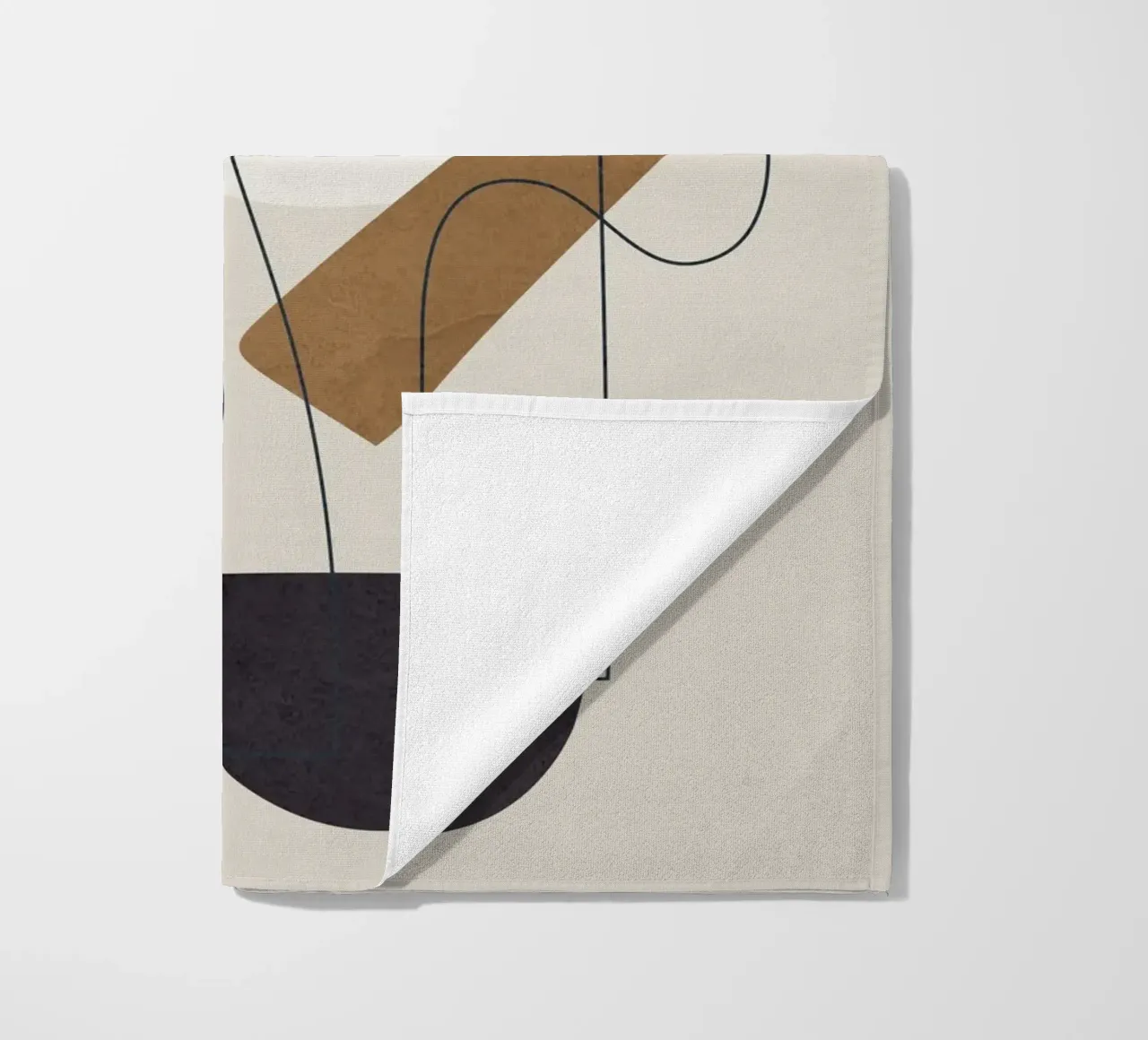 Abstract Minimal Shapes II serviette de plage de cityart