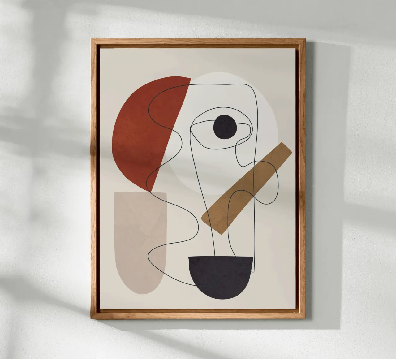 Abstract Minimal Shapes II aluminium-dibond van cityart