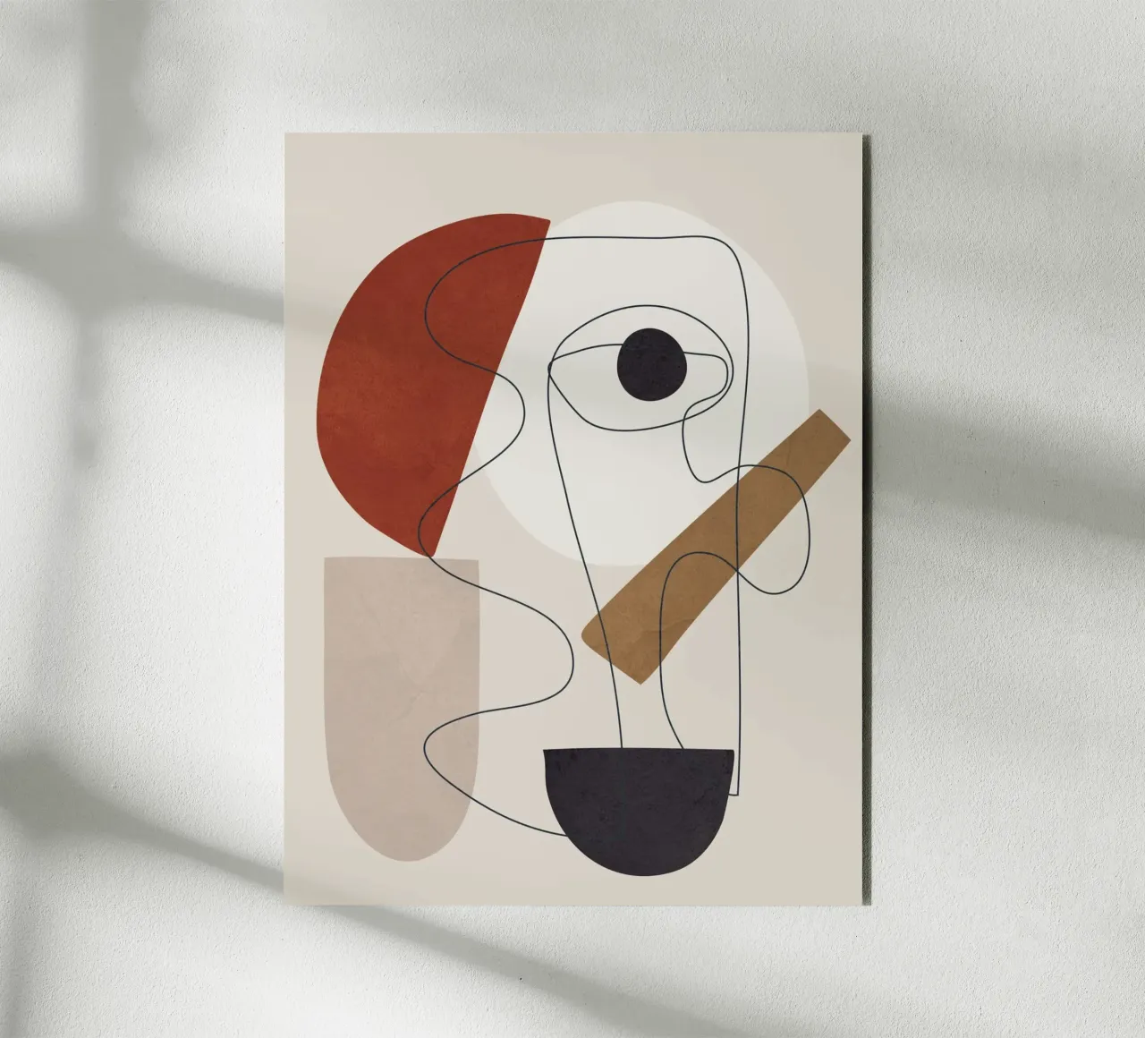 Abstract Minimal Shapes II alluminio dibond da cityart