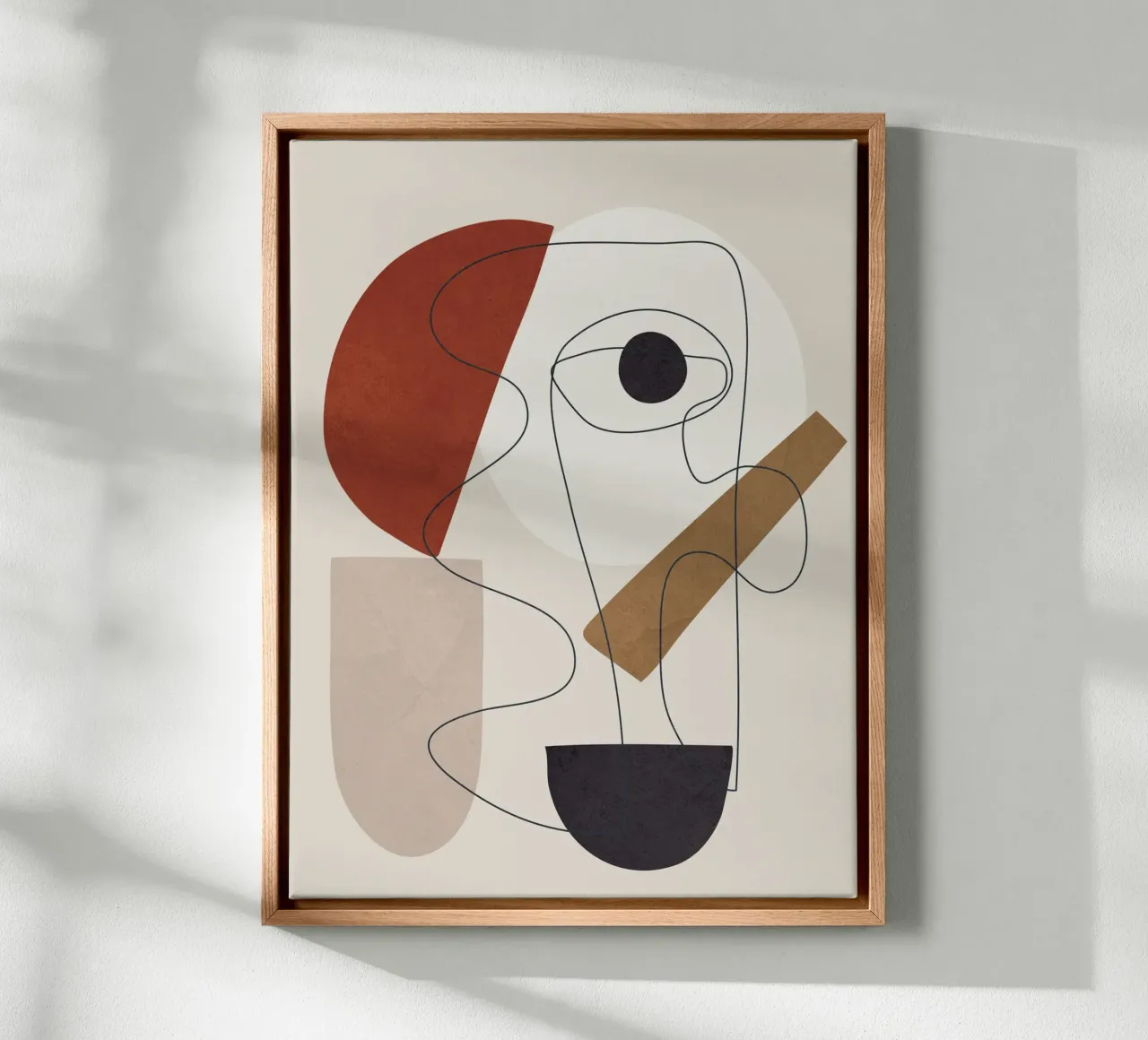 Abstract Minimal Shapes II canvas van cityart