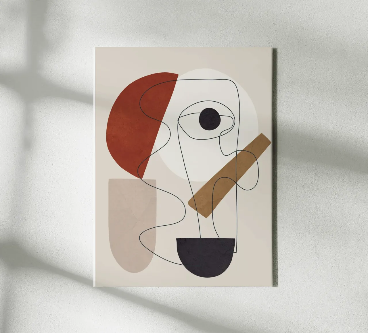 Abstract Minimal Shapes II canvas van cityart