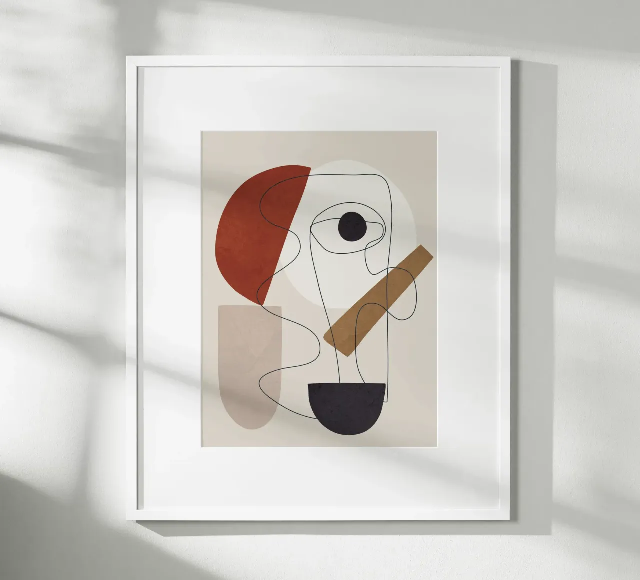 Abstract Minimal Shapes II poster van cityart