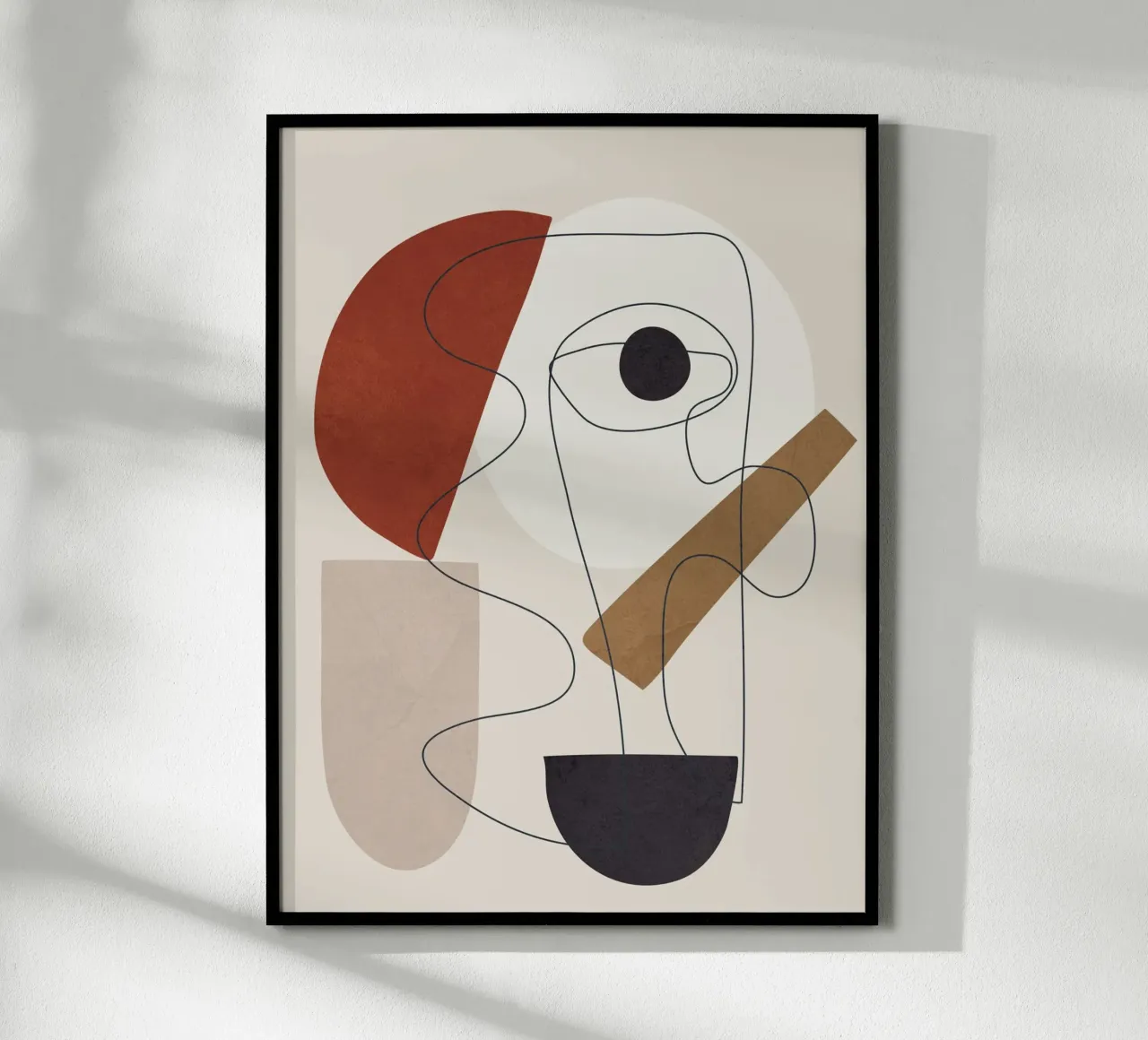 Abstract Minimal Shapes II poster van cityart