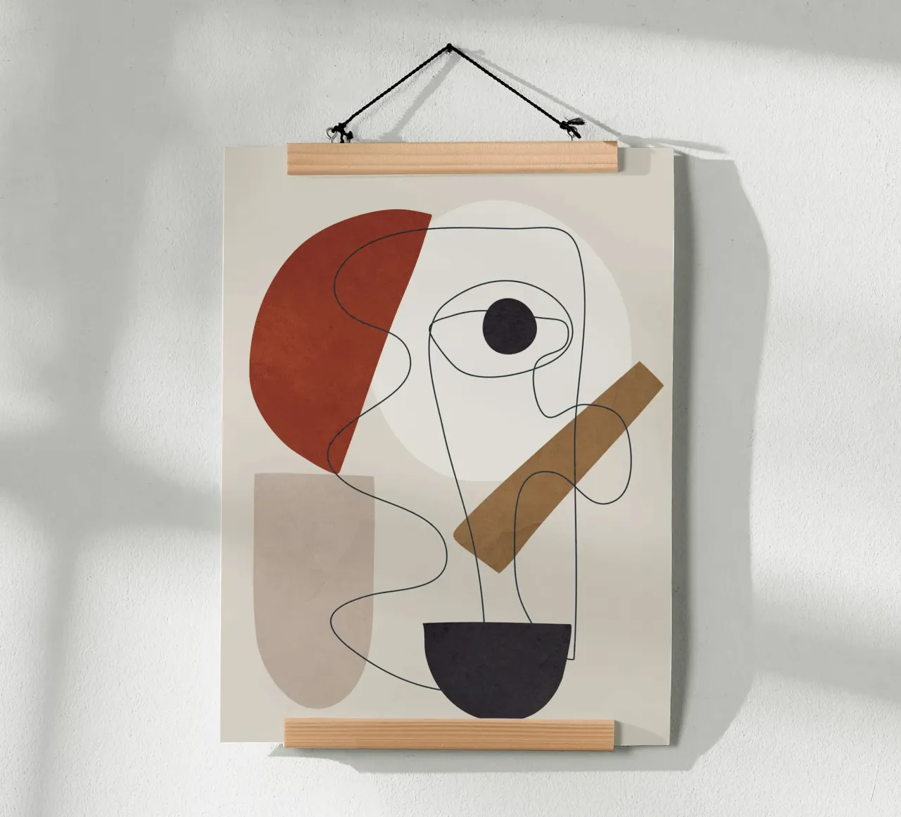 Abstract Minimal Shapes II poster da cityart