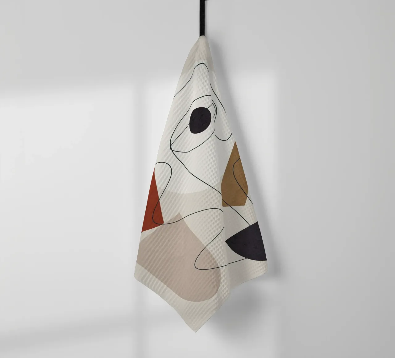 Abstract Minimal Shapes II torchon de cityart