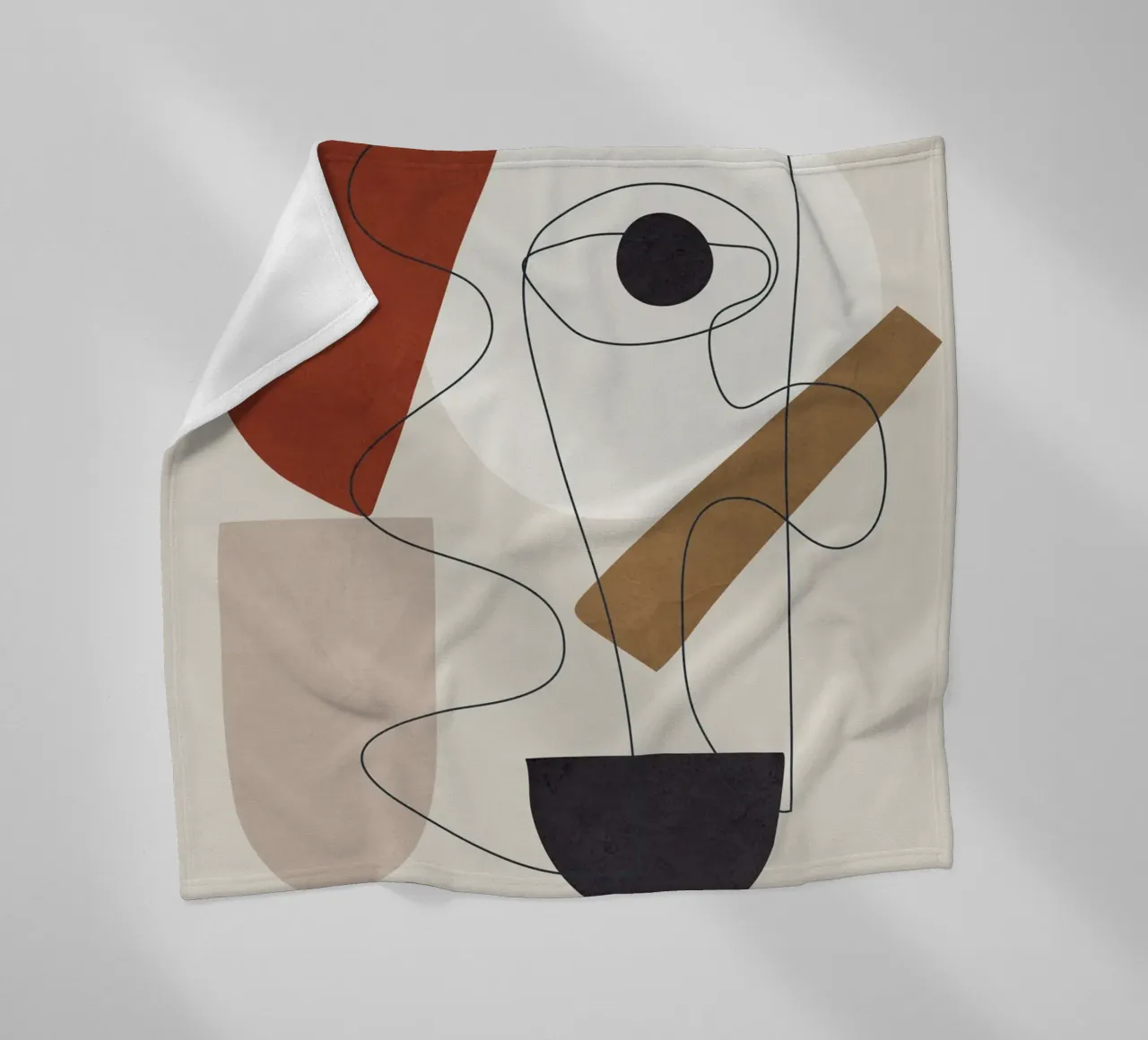 Abstract Minimal Shapes II coperta in pile da cityart