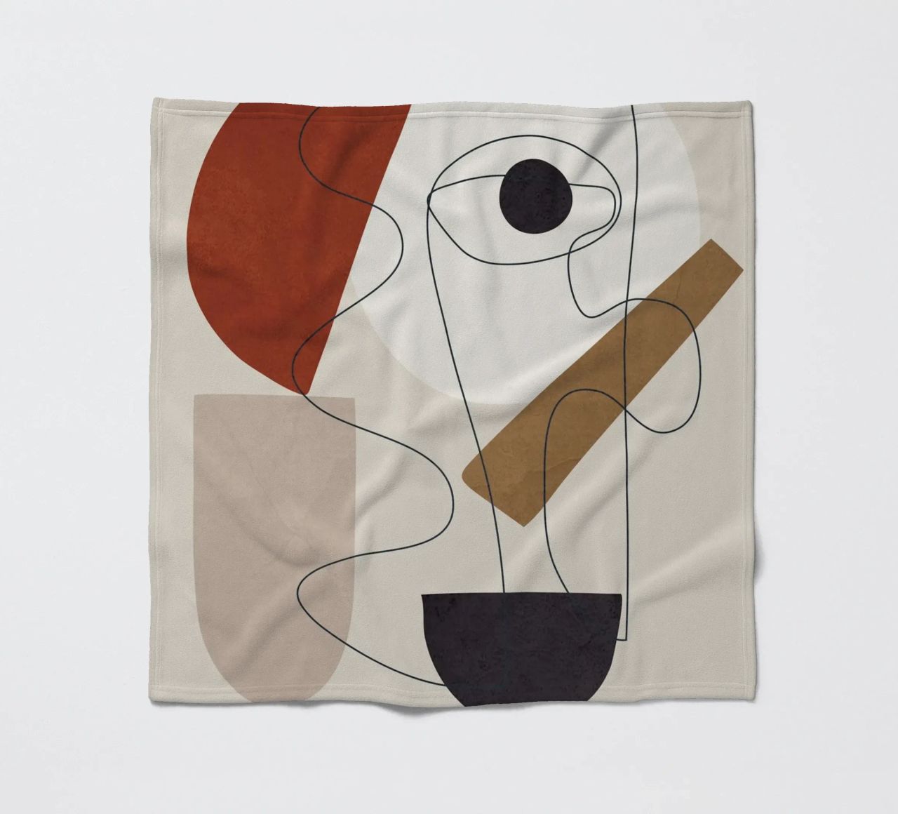 Abstract Minimal Shapes II coperta in pile da cityart