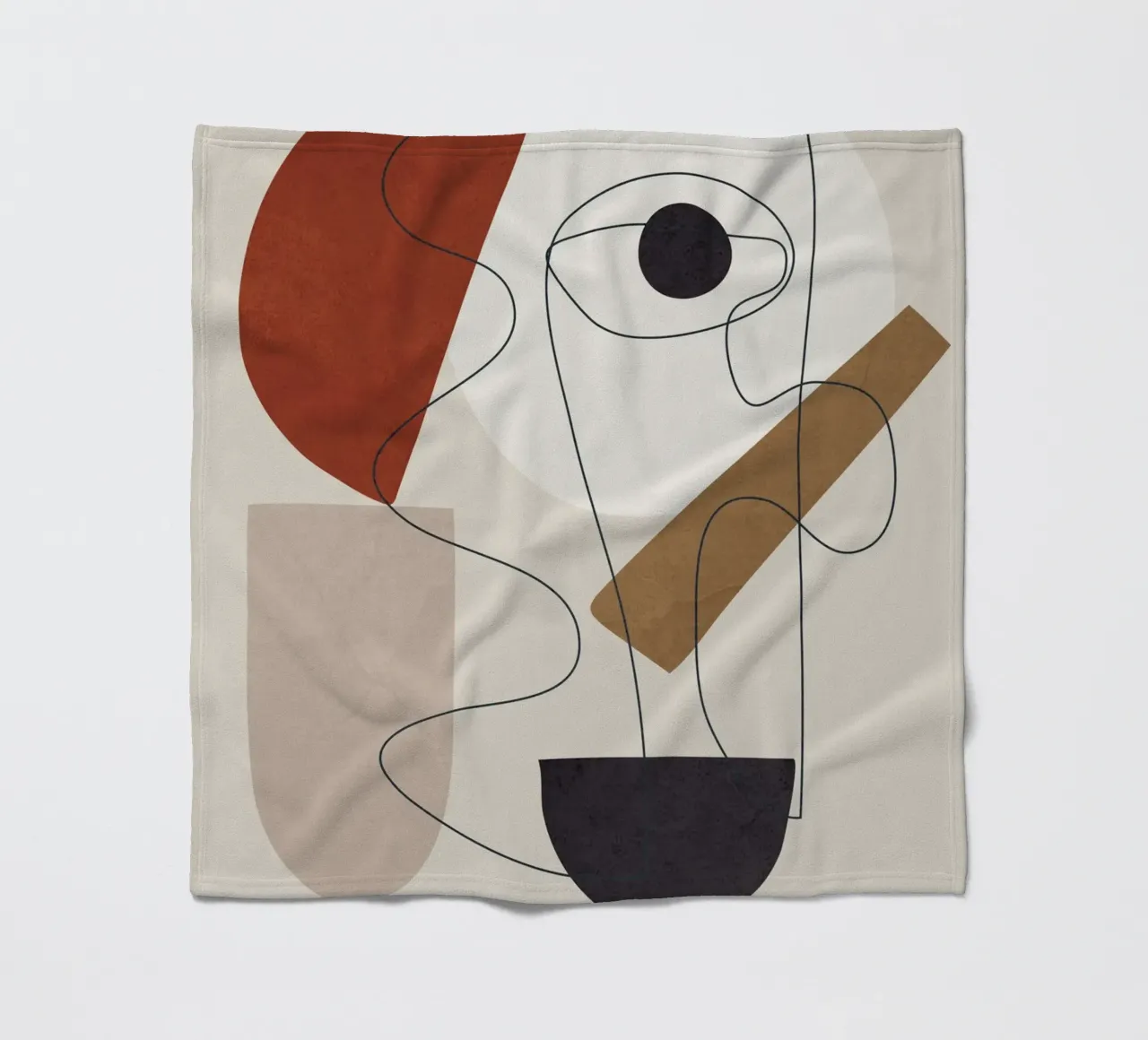 Abstract Minimal Shapes II coperta in pile da cityart