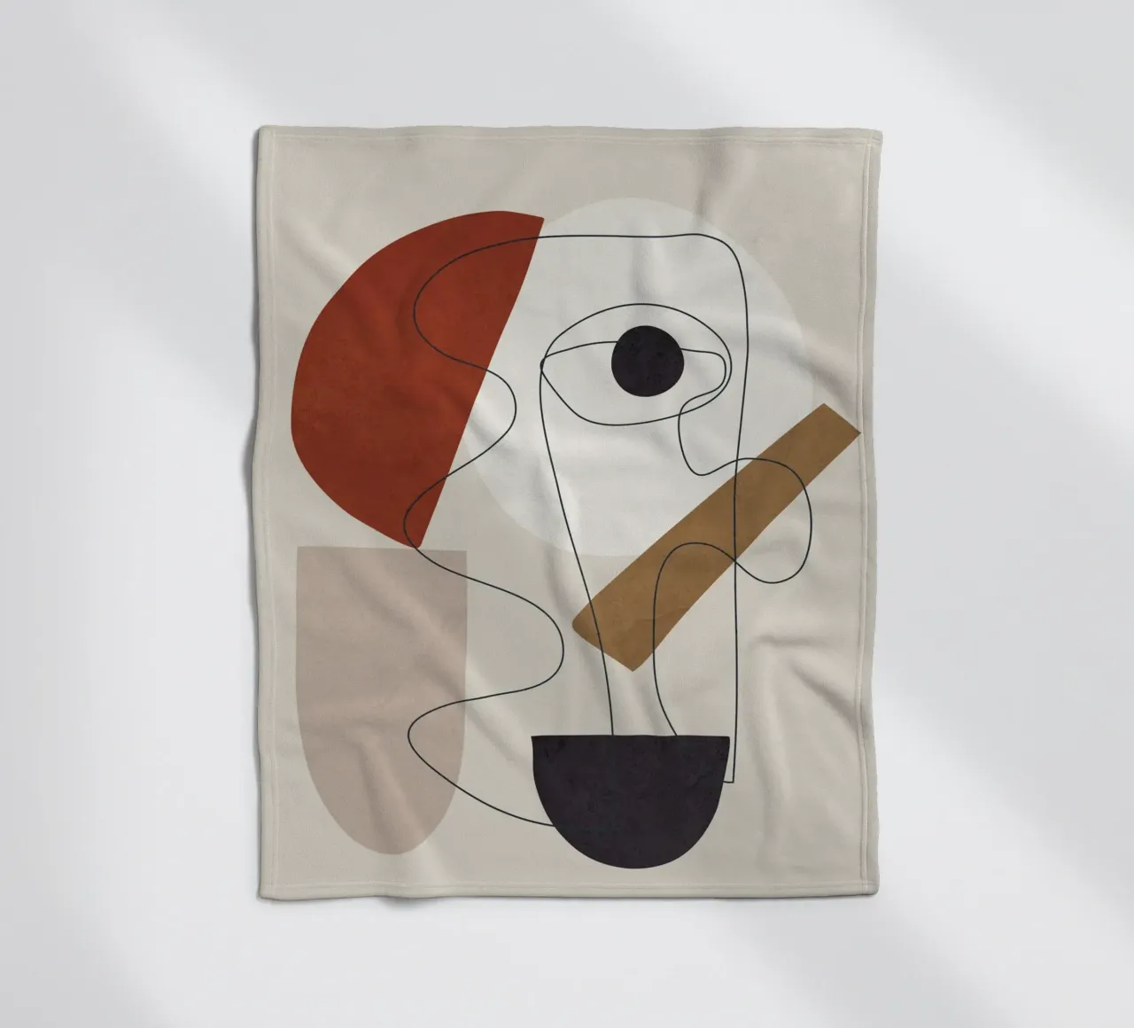 Abstract Minimal Shapes II coperta in pile da cityart