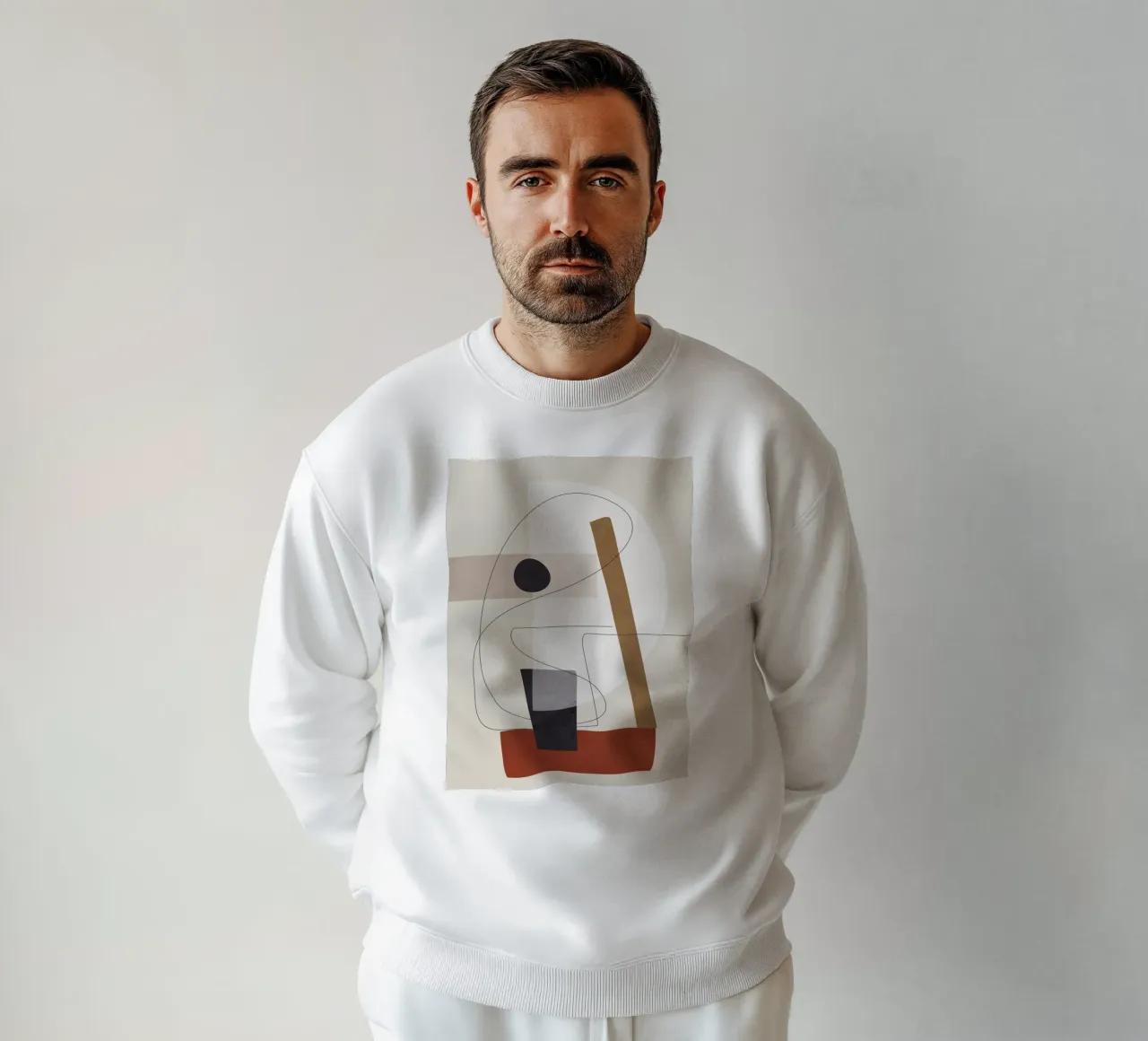 Abstract Minimal Shapes III Sweatshirt von cityart