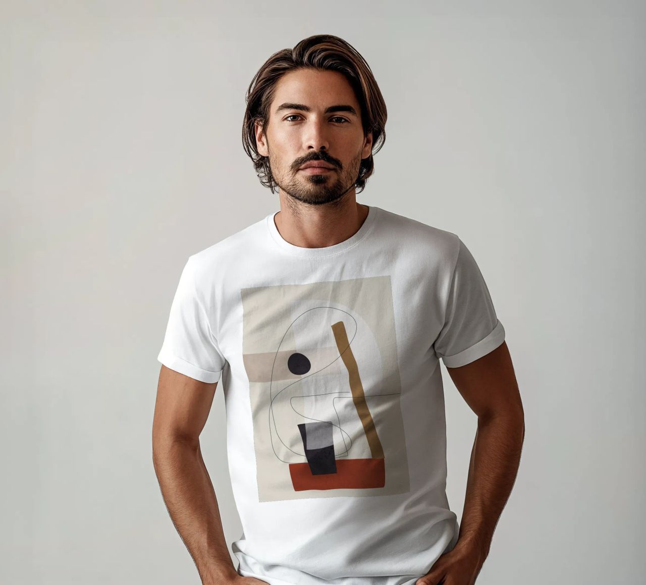 Abstract Minimal Shapes III t-shirt da cityart