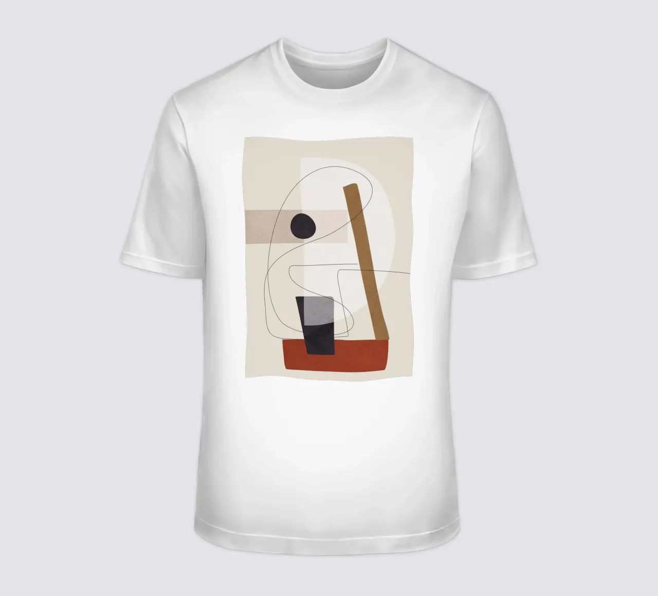 Abstract Minimal Shapes III t-shirt da cityart