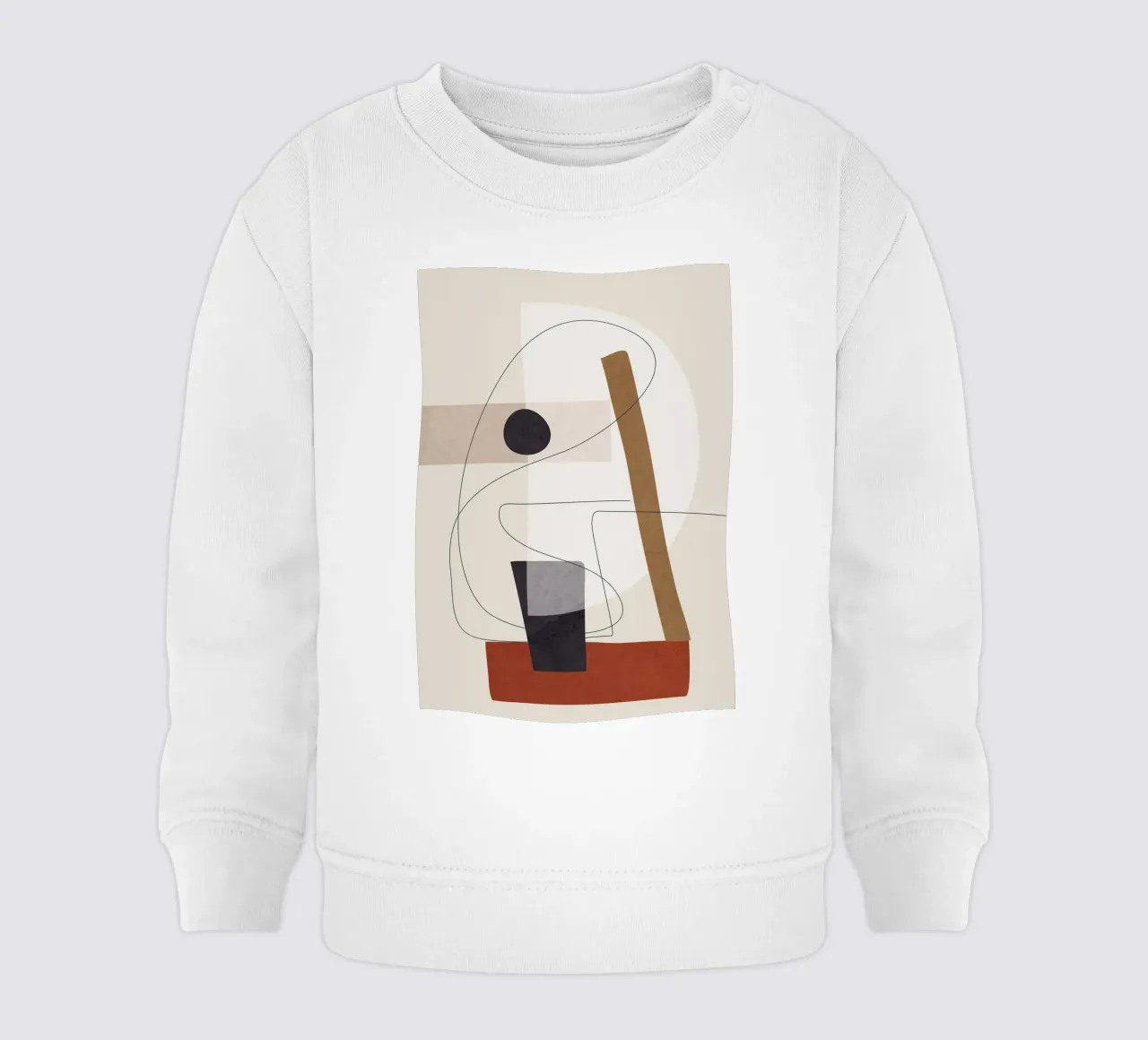 Abstract Minimal Shapes III felpa neonato da cityart