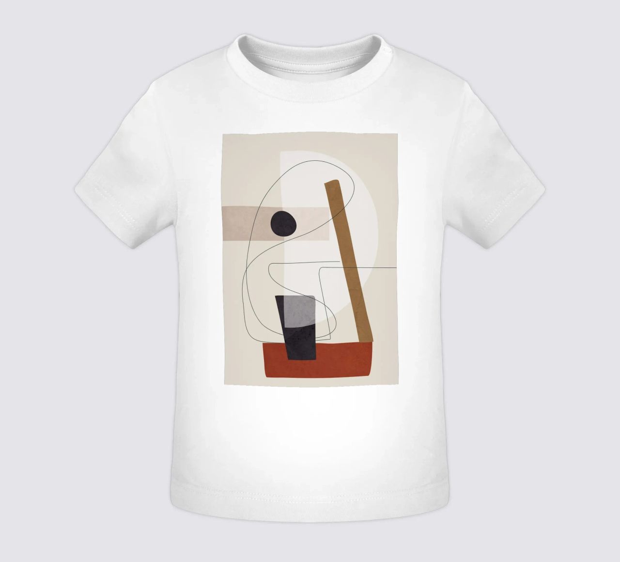 Abstract Minimal Shapes III maglietta neonato da cityart